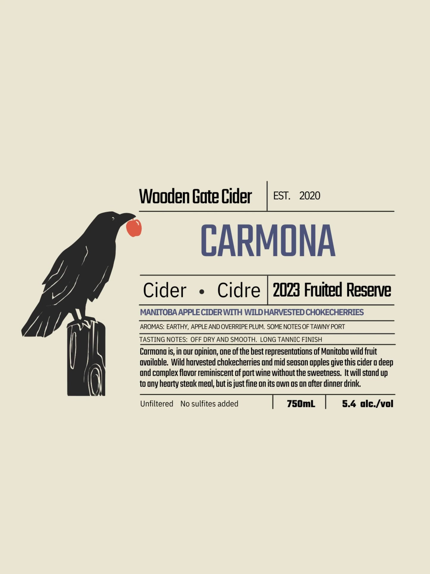 Carmona Chokecherry Cider