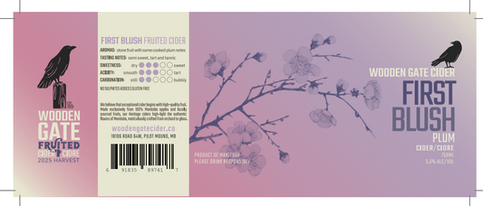 First Blush- Plum wine/ Cider